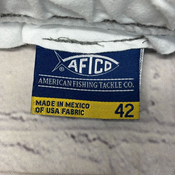 AFTCO Men The Original Fishing Shorts Size 42 Cargo Outdoor Gray C053 -16 - Picture 8 of 16